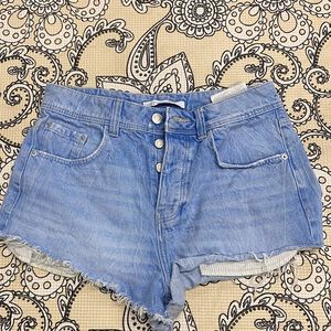 High rise ZARA shorts